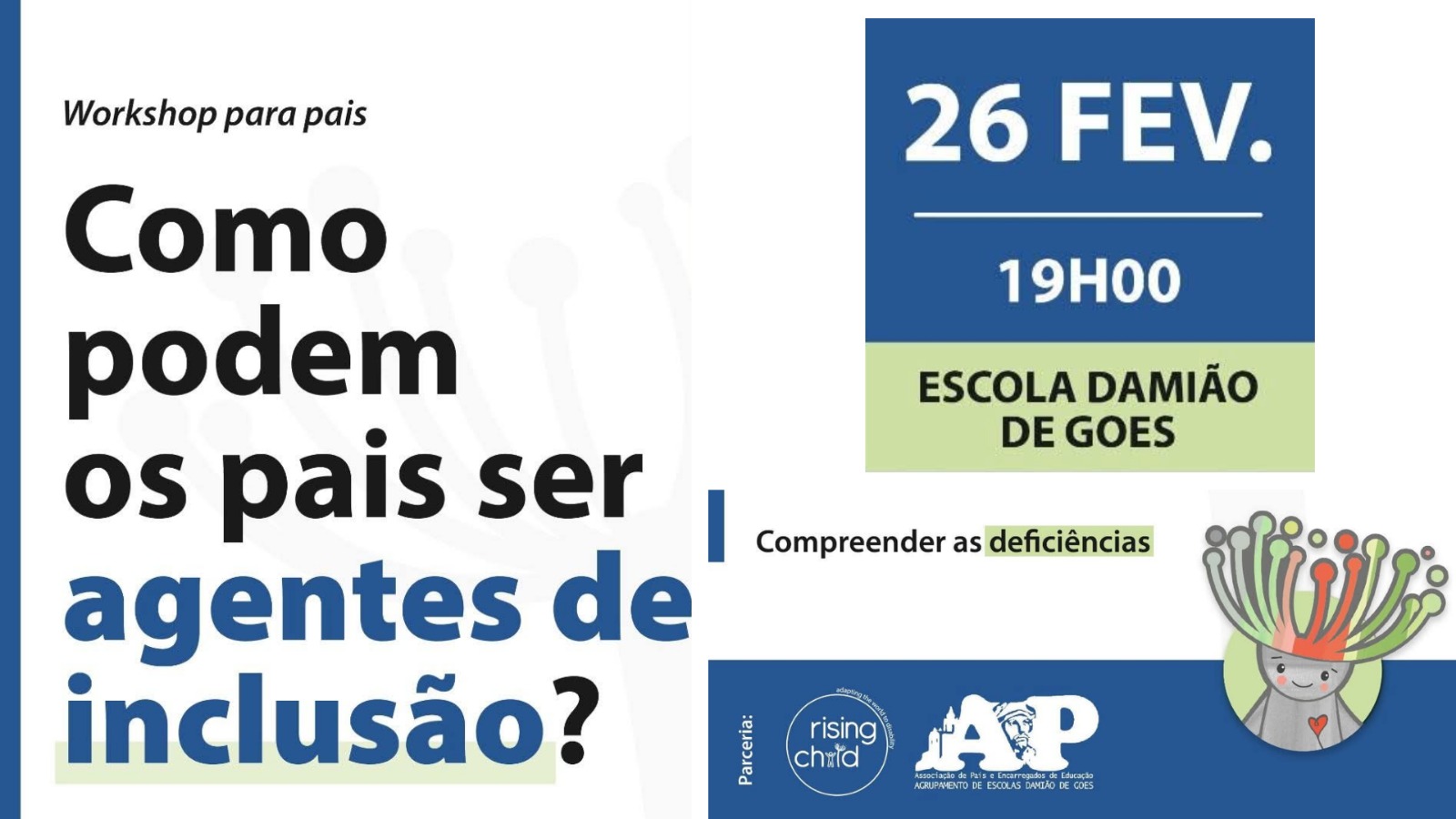 Escola Damião de Goes recebe sessão sobre inclusão