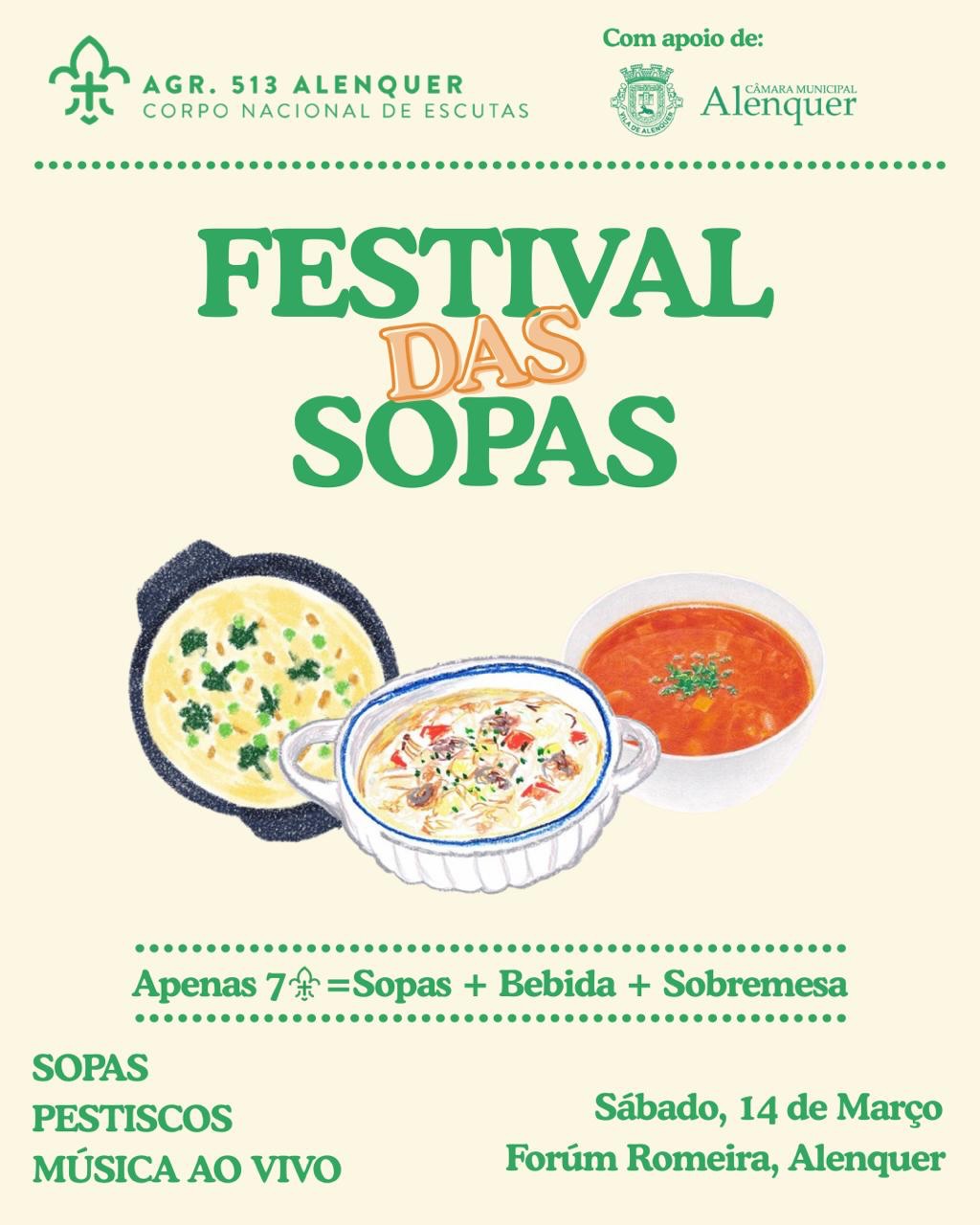 Festival das Sopas regressa a Alenquer a 14 de março
