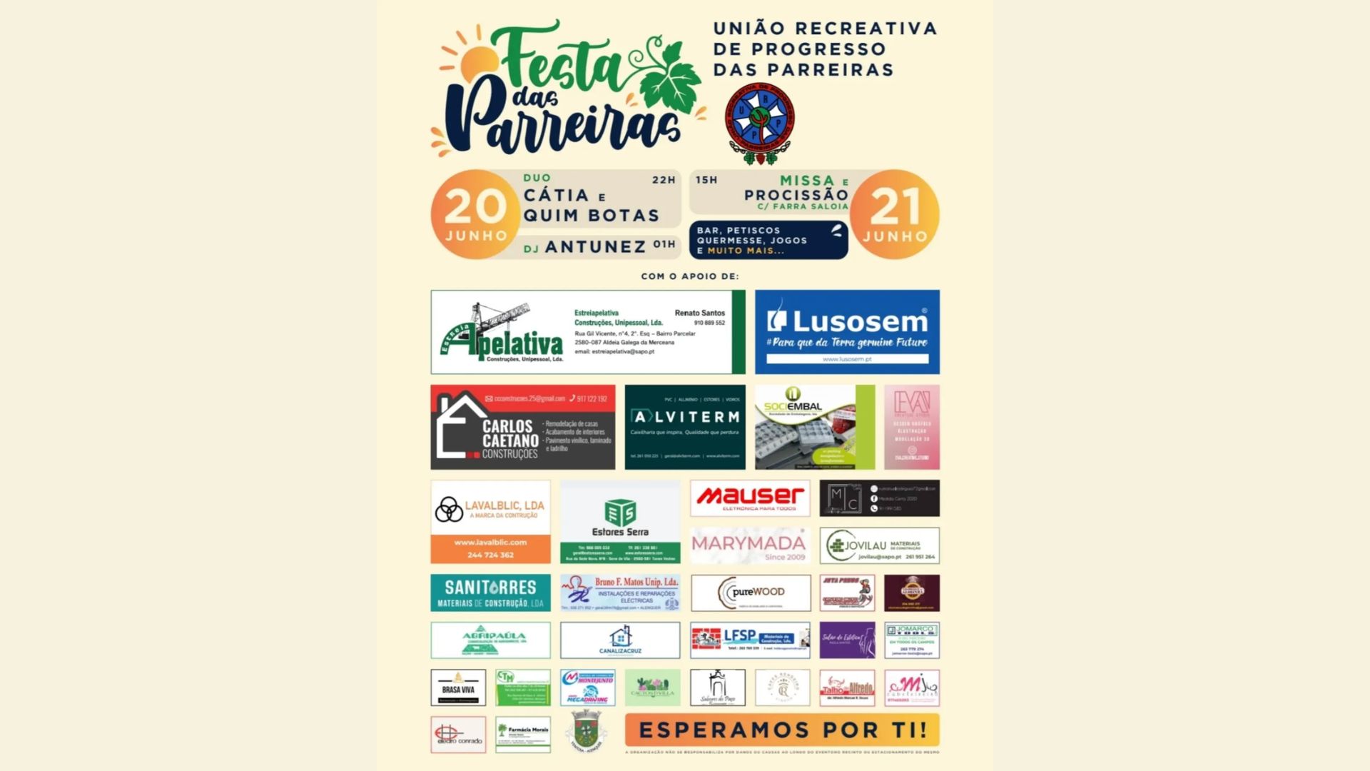 Festas das Parreiras regressam passado 10 anos