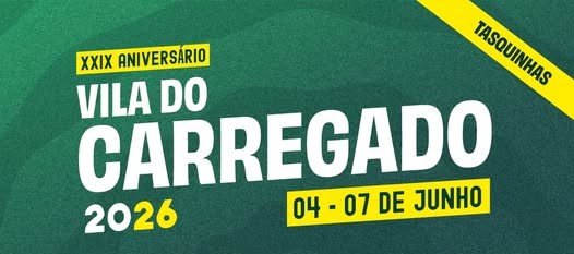 Festas do Carregado arrancam a 4 de junho com quatro dias de música, tradição e animação